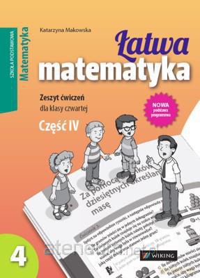 Matematyka SP 4/4 Łatwa matematyka ćw [KSIĄŻKA]