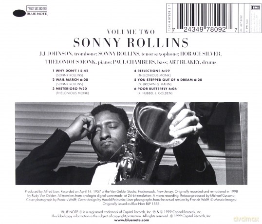 Sonny Rollins: Volume 2 [CD]