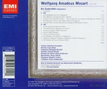 Wolfgang Amadeus Mozart: Die Zauberfloete [CD]