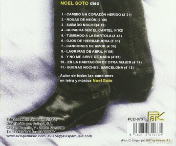 Noel Soto: Diez [CD]