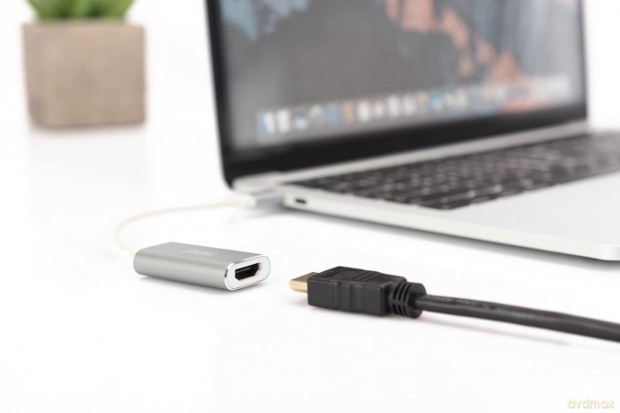 Grafikadap.Usb 3.0 Typ: Digitus Da70836 Adattatore Video Hdmi 4k - Usb 3.0 Tipo C [CD]