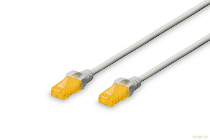 Patchkabel Cat.6a: Digitus Dk1613a020 Cavo Rete Utp, Categoria 6a Non Schermato Lszh, 2 Mt, Grigio [CD]