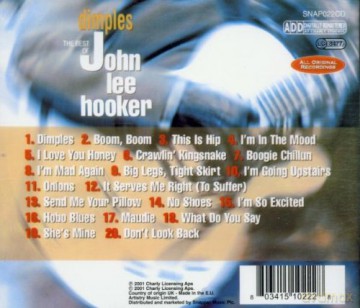 John Lee Hooker: Dimples: The Best Of John Lee Hooker [CD]