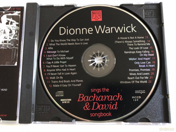 Dionne Warwick: Dionne Warwick Sings the Bacharach & David Songbook [CD]