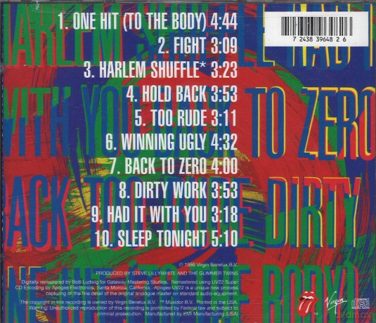 Rolling Stones: Dirty Work [CD]