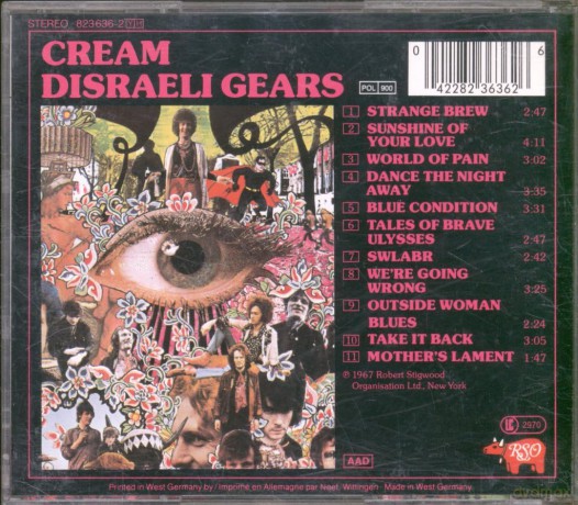 Cream: Disraeli Gears [CD]