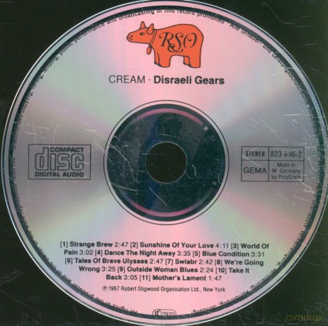 Cream: Disraeli Gears [CD]