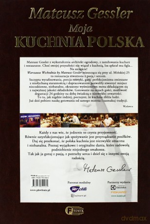 Mateusz Gessler Moja Kuchnia Polska wyd.limitowane [KSIĄŻKA]