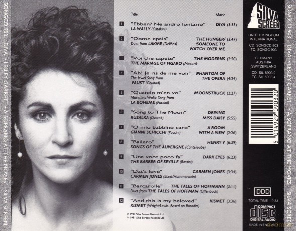 Lesley Garrett: Diva: Soprano at the Movies [CD]