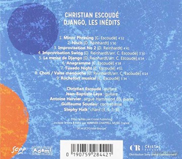 Christian Escoude: Django, Les InDits [CD]