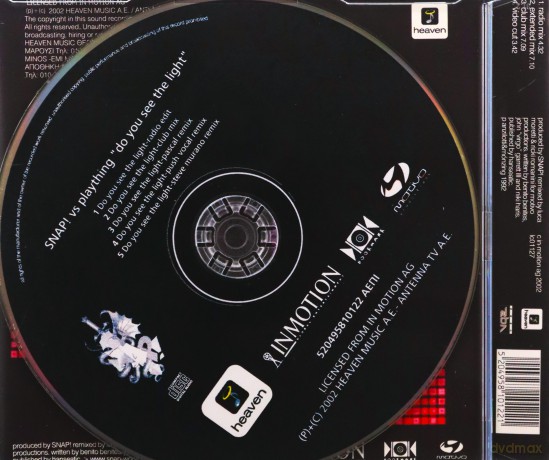Snap vs Plaything: Do You See The Light [CD]