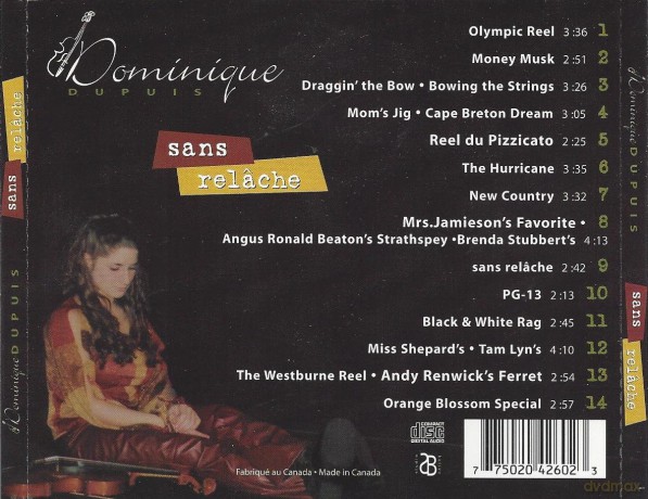 Dominique Dupuis: Dominique Dupuis - Sans Relache [CD]