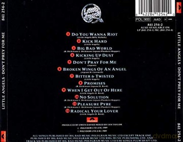 Little Angels: Don't Prey for Me [CD]