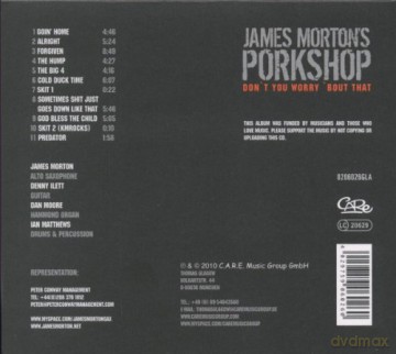 James Morton: Don't You Worry Bout That [CD]