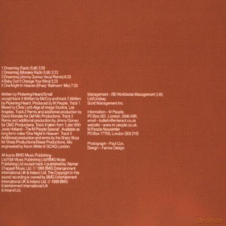 M People: Dreaming [CD]