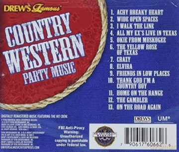 Drew'S Famous Country Western Party Music: Drew's Famous Country Western Party Music [CD]
