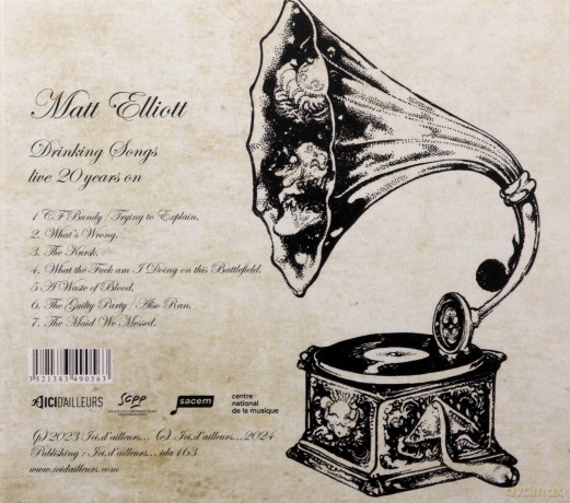 Matt Elliott: Drinking Songs Live 20 Years On [CD]