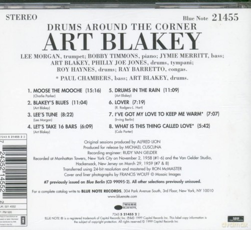 Art Blakey: Drums Around the Corner [CD]