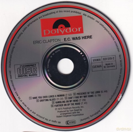 Eric Clapton: E.c. Was Here [CD]