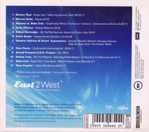 East 2 West Crossing Continents [CD]