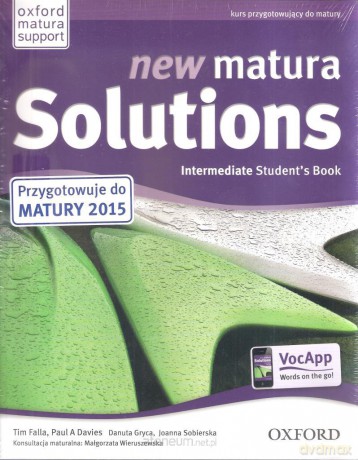 Matura Solutions N Inter. 2E SB+Exam Brochure [KSIĄŻKA]