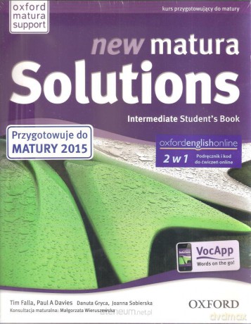 Matura Solutions N Inter. 2E SB+Exam Brochure&E-WB [KSIĄŻKA]