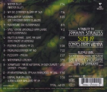 Sumi Jo: Echoes From Vienna [CD]