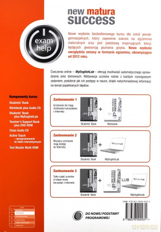 Matura Success New Elementary WB CD Gratis [KSIĄŻKA]