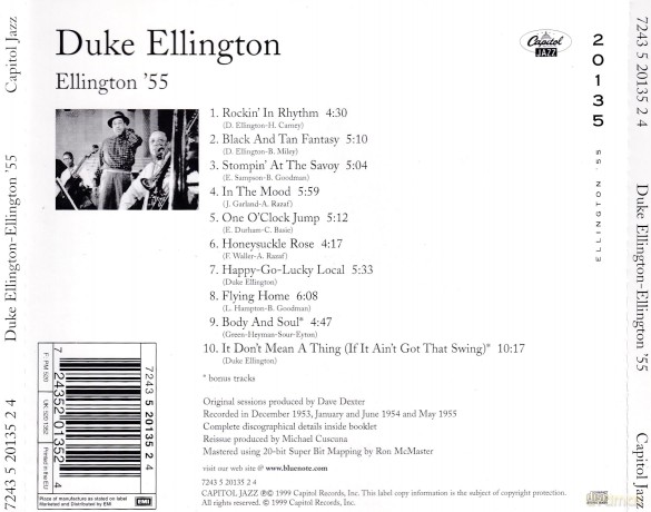 Duke Ellington: Ellington '55 [CD]