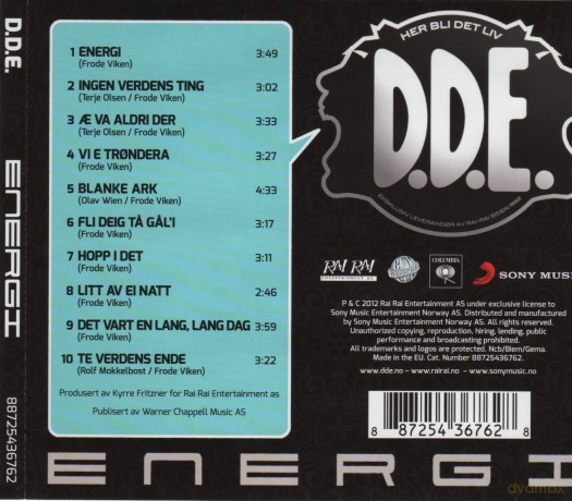 d.d.e: Energi [CD]