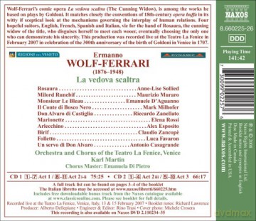 Wolf: Ermanno Wolf-Ferrari: La Vedova Scaltra [2CD]