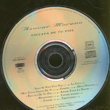 Azucar Moreno: Esclava De Tu Piel [CD]
