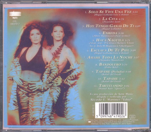 Azucar Moreno: Esclava De Tu Piel [CD]