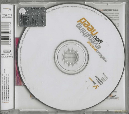 Madison Avenue: Everything You Need [CD]