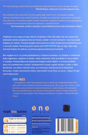 Metoda Lean Startup [KSIĄŻKA]