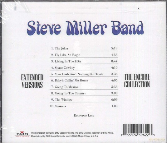 Steve Miller: Extended Versions [CD]