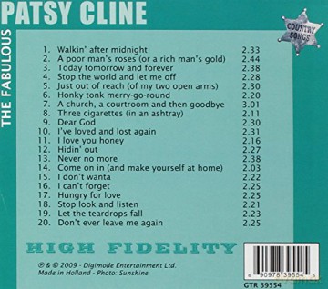 Patsy Cline: Faboulous [CD]