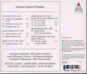 Famous Classical Marches [CD]