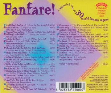 Fanfare! a Whirlwind Tour of 30 World Famous Organs [CD]