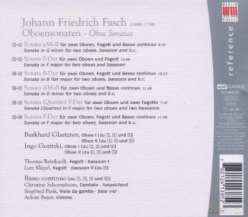 Fasch - Oboe Sonatas [CD]