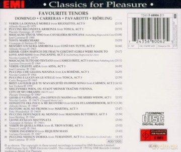 Favourite Tenors [CD]