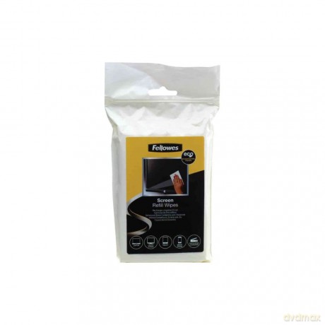 Fellowes: Fellowes 9970311 Salviette Per Pulizia Schermo, Confezione Da 100 Pezzi [CD]