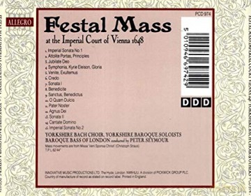 Festal Mass At The Imperial Court Of Vienna 1648 [CD]