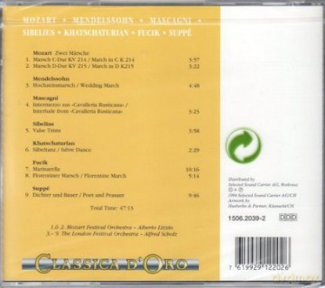 Wolfgang Amadeus Mozart: Festive Marches, Intemezzi and Dances [CD]