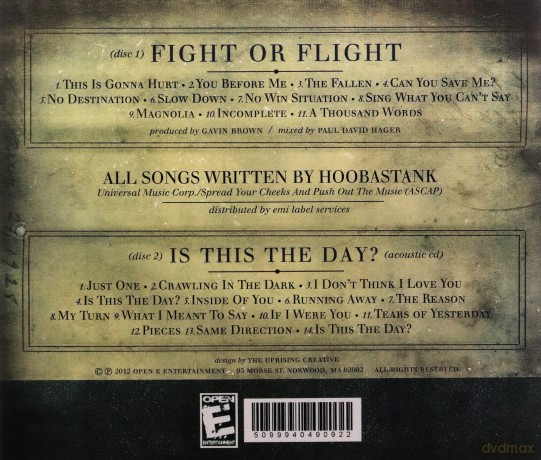 Hoobastank: Fight Or Flight [2CD]