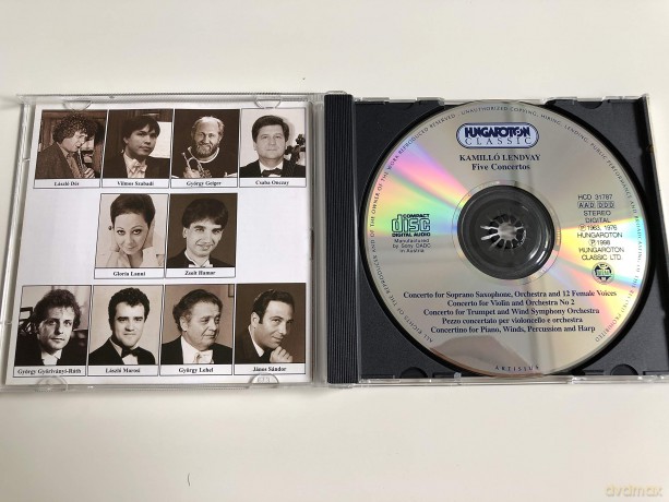 Kamillo Lendvay: Five Concertos [CD]