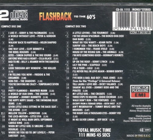 Flashback To The 60 S [CD]