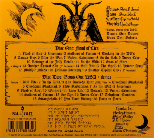 Uk Subs: Flood Of Lies/Gross-Out Usa (2cd) [CD]