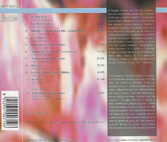Arturo Stalteri: Flowers [CD]