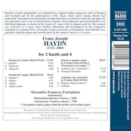 Ivanova,Alexandra: For 2 Hands 4 [CD]